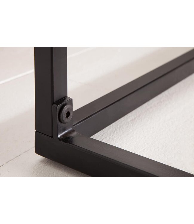 Invicta Interior Massieve salontafel IRON CRAFT 100cm mangohout met lade - 39293