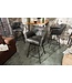 Invicta Interior Retro barstoel LOFT 100cm antiek grijze barkruk met armleuning - 39081