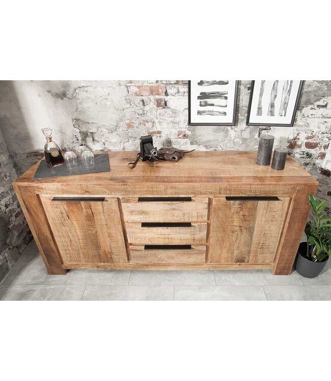 Invicta Interior Massief dressoir IRON CRAFT 174cm mangohout handgemaakt - 38930