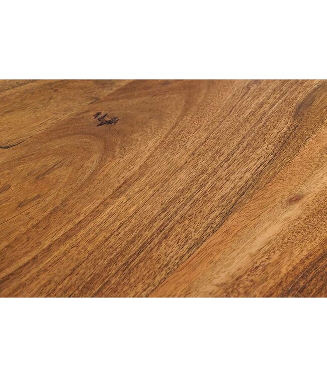 Invicta Interior Massief boomstamdressoir MAMMUT 135cm acacia roestvrijstalen sledeonderstel - 38473