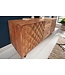 Invicta Interior Massief dressoir MYSTIC LIVING 145cm natuurlijk acacia 3D oppervlak massief hout - 38420