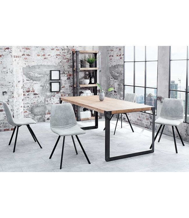 Invicta Interior Retro stoel AMSTERDAM CHAIR steengrijs design klassieker - 38364