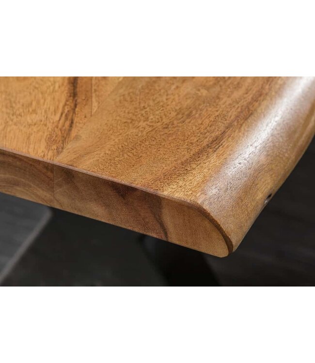 Invicta Interior Massieve boomstambank MAMMUT NATURE 160cm acaciahout 3,5cm dik blad - 38353