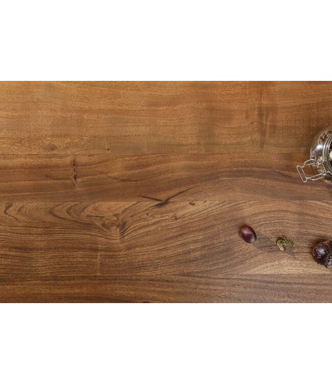 Invicta Interior Massief houten eettafel MAMMUT NATURE 240cm acaciaboom rand X-frame 6cm tafelblad - 38350