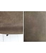 Invicta Interior Retro design stoel LUCCA antiek taupe met quilten industrieele stijl - 38309