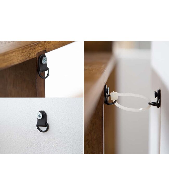 Invicta Interior Stevige plank MAKASSAR XL 150 cm Boekenkast met sheesham steenafwerking - 38117