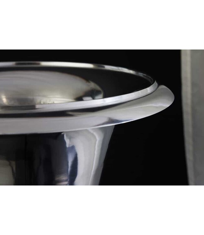 Invicta Interior Design vaas GOAL 75cm zilver plantenbeker aluminium - 37466