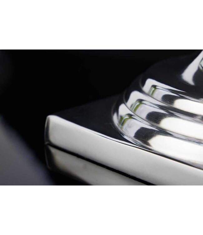 Invicta Interior Design vaas GOAL 75cm zilver plantenbeker aluminium - 37466