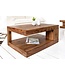 Invicta Interior Massieve salontafel van kostbaar hout GIANT L 90 cm Sheesham Stone Finish - 37438