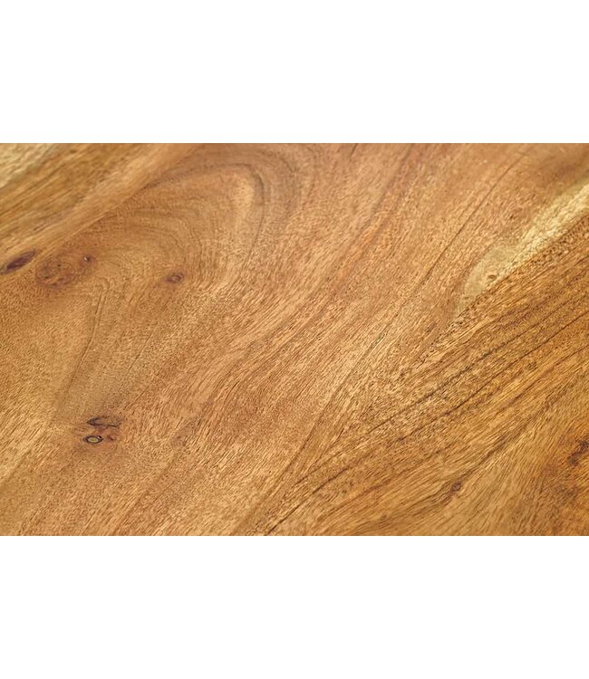 Invicta Interior Massief boomstamdressoir MAMMUT 170cm acacia sledeonderstel van roestvrij staal - 36555