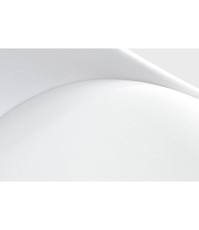 Invicta Interior Retro stoel SCANDINAVIA MEESTERSTUK wit met verchroomd stoelframe - 35784