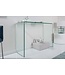 Invicta Interior Extravagante glazen consoletafel FANTOME 100 cm transparant bureau, volledig glazen tafel - 22866