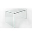 Invicta Interior Extravagante glazen eettafel FANTOME 120cm transparant bureau volledig glazen tafel - 22862