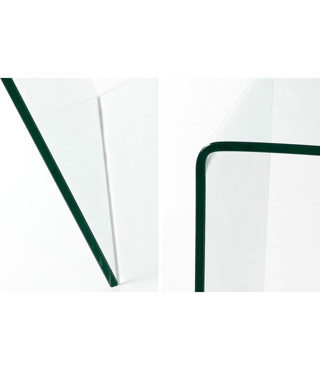 Invicta Interior Extravagante glazen eettafel FANTOME 120cm transparant bureau volledig glazen tafel - 22862