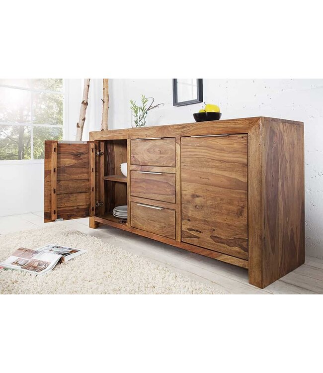 Invicta Interior Massives Dressoir PURE 135cm Sheesham steenafwerking Palisander - 22686