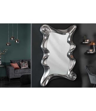 Invicta Interior Extravagante wandspiegel ALICE 160x106cm zilver variabel op te hangen - 20342