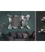 Invicta Interior Extravagante wandspiegel ALICE 160x106cm zilver variabel op te hangen - 20342
