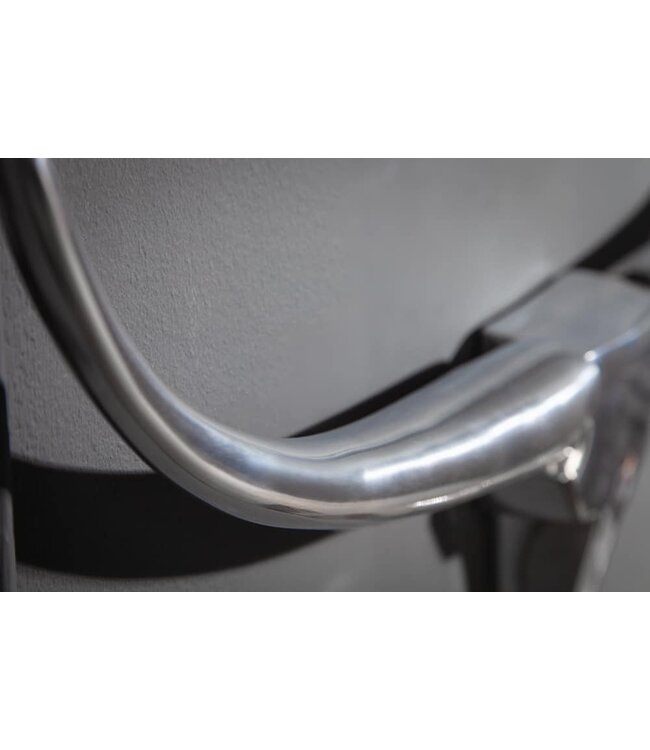 Invicta Interior Modern design wanddecoratie BULL 75cm zilver aluminium stierenkop - 20075