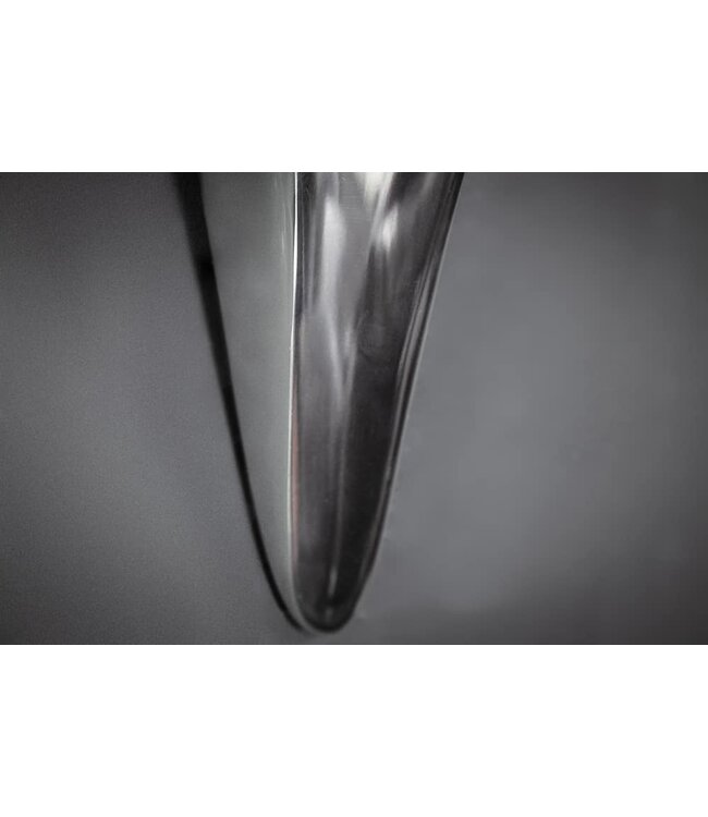 Invicta Interior Modern design wanddecoratie BULL L 100cm zilver aluminium stierenkop - 8913