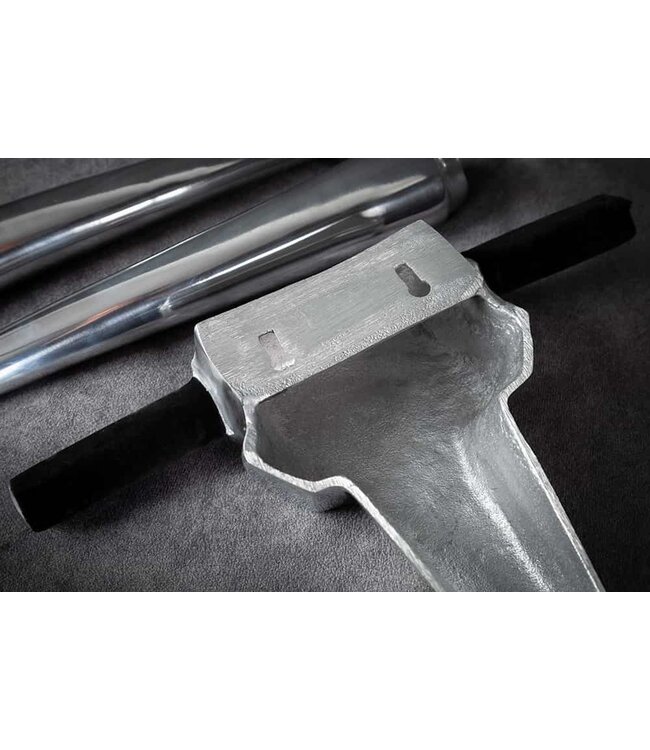 Invicta Interior Modern design wanddecoratie BULL L 100cm zilver aluminium stierenkop - 8913