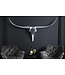 Invicta Interior Modern design wanddecoratie BULL XL 120cm zilver aluminium stierenkop - 8528