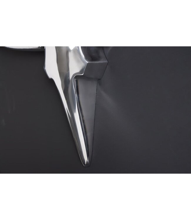 Invicta Interior Modern design wanddecoratie BULL XL 120cm zilver aluminium stierenkop - 8528