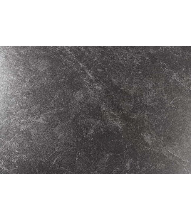 Invicta Interior Uitschuifbare eettafel MIKADO 180-230cm grafiet keramiek zwart ster onderstel - 46496