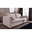 Invicta Interior Design slaapbank APARTMENT 215cm beige corduroy 3-zits bank incl. bedbox kussen - 47132