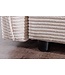 Invicta Interior Design slaapbank APARTMENT 215cm beige corduroy 3-zits bank incl. bedbox kussen - 47132