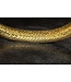 Invicta Interior Extravagante consoletafel WILDLIFE SNAKE 115 cm zwart goud marmeren slangensculptuur - 45030