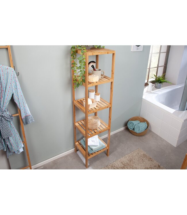 Invicta Interior Bamboe spa plank 145 cm, natuurlijke bamboe - 40943