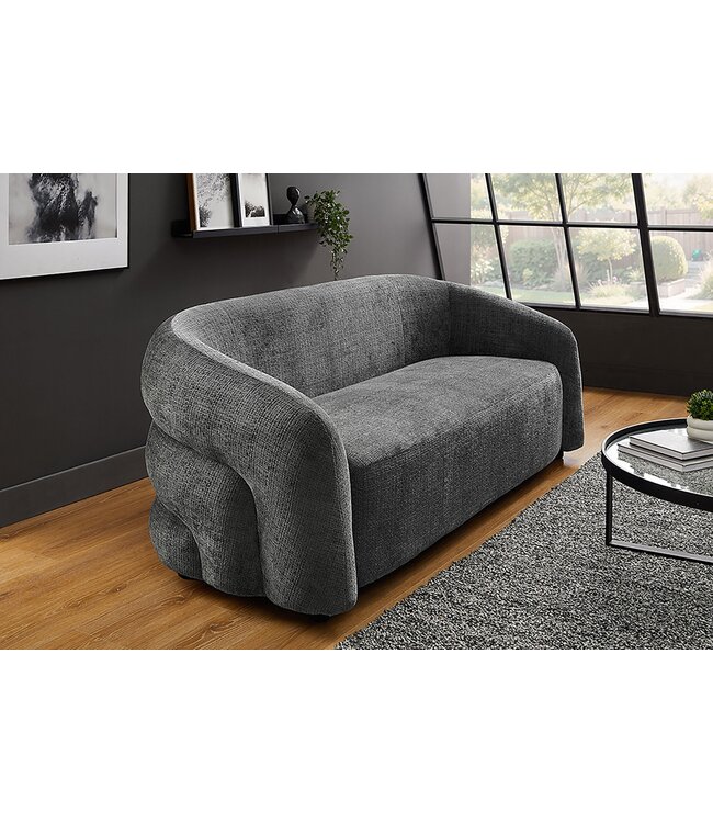 Invicta Interior Bank VOQUE 200cm 3-zits chenille grijs - 47466