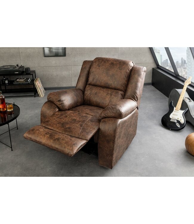 Invicta Interior Bioscoopfauteuil HOLLYWOOD kunstleer antiekbruin - 47596