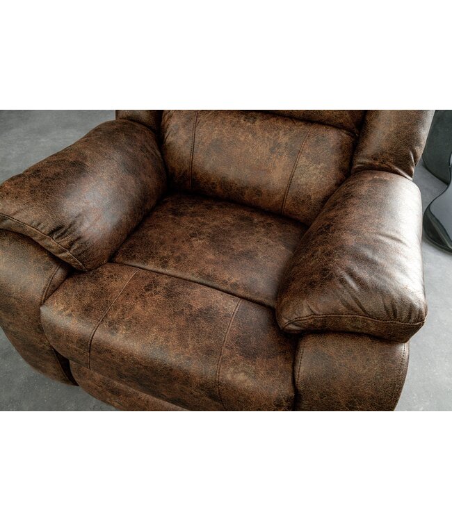 Invicta Interior Bioscoopfauteuil HOLLYWOOD kunstleer antiekbruin - 47596