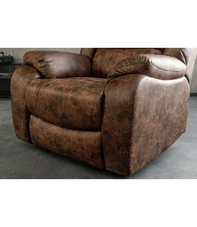 Invicta Interior Bioscoopfauteuil HOLLYWOOD kunstleer antiekbruin - 47596