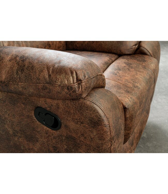 Invicta Interior Bioscoopfauteuil HOLLYWOOD kunstleer antiekbruin - 47596