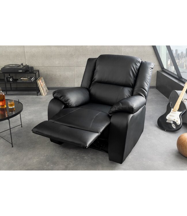 Invicta Interior Bioscoopfauteuil HOLLYWOOD kunstleer zwart - 47595
