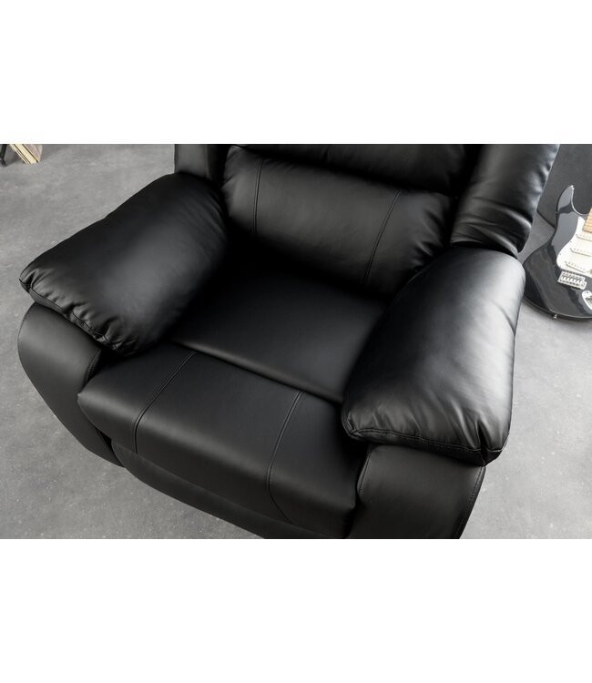 Invicta Interior Bioscoopfauteuil HOLLYWOOD kunstleer zwart - 47595