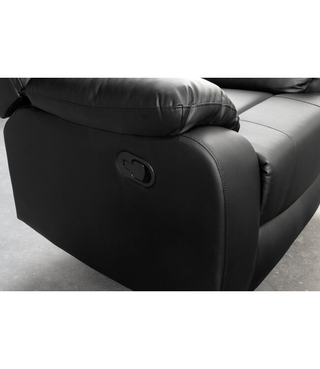 Invicta Interior Bioscoopfauteuil HOLLYWOOD kunstleer zwart - 47595