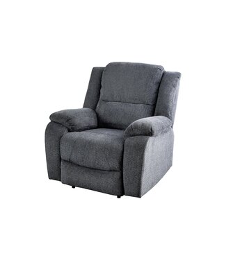 Invicta Interior Bioscoopfauteuil HOLLYWOOD, gestructureerde stof, donkergrijs - 47594