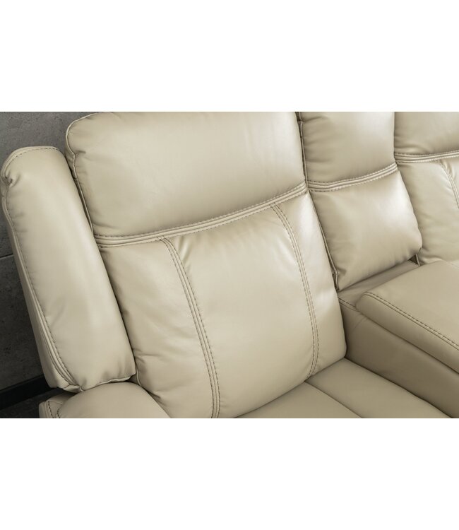 Invicta Interior Cinema fauteuil HOLLYWOOD 5-zits kunstleer beige - 47589