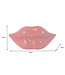 Invicta Interior Decoratie DISCO LIP 30cm 3D mozaïek lippen rood - 48037