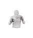 Invicta Interior Decoratiefiguur BOXER 50 cm wit zilver - 48034