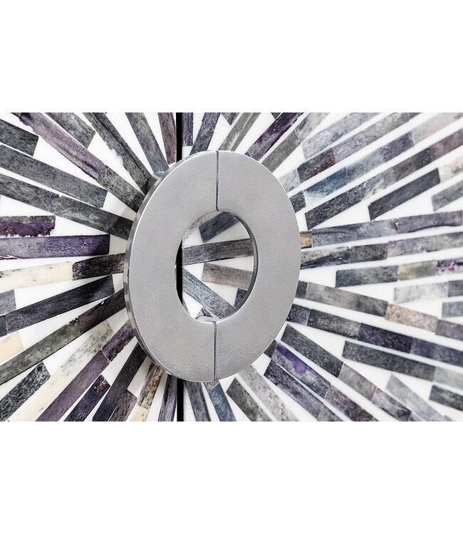 Invicta Interior Dressoir HERITAGE 160cm mozaïek botten zwart wit - 48633