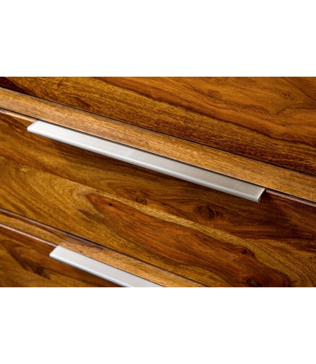 Invicta Interior Dressoir PURE 100 cm sheeshamhout bruine steenafwerking - 46165