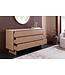 Invicta Interior Dressoir SAVOY 150 cm 3D naturel met travertijnmarmeren keramisch blad - 47806