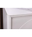 Invicta Interior Dressoir SAVOY 150 cm 3D wit met wit marmeren keramisch blad - 47805