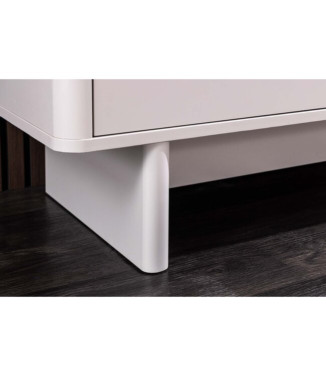 Invicta Interior Dressoir SAVOY 150 cm 3D wit met wit marmeren keramisch blad - 47805