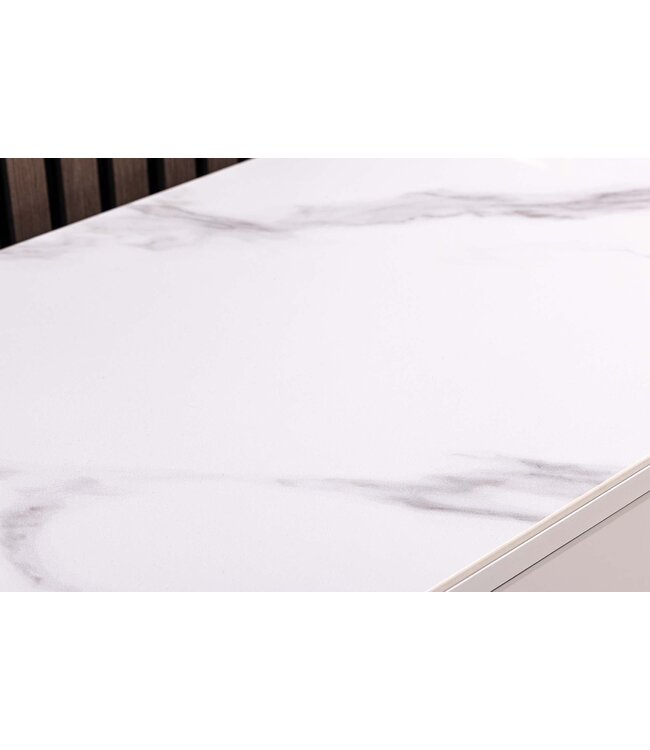 Invicta Interior Dressoir SAVOY 180 cm 3D met wit marmeren keramisch blad - 47795