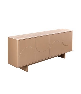 Invicta Interior Dressoir SAVOY 180 cm 3D naturel met travertijnmarmeren keramisch blad - 47796
